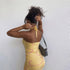 'Xochitl' Halter Neck Midi Sweater Dress - Celes Fashion